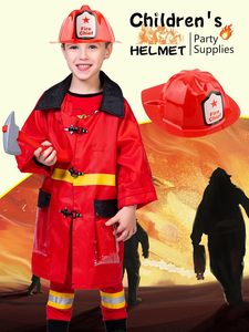 Chapeau de pompier pour enfants 2026 en promotion avec autocollant générique, jouet de scène pour enfants - Product Image 5