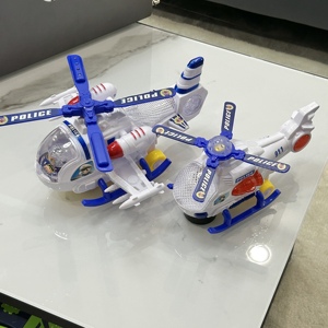 Jouets à Remonter Amusants en <span class=keywords><strong>Dessin</strong></span> <span class=keywords><strong>Animé</strong></span> Direct Usine, Avion de Police Électrique Universel à Remonter, Hélicoptère pour Enfants, Jouets de Prix - Product Image 6