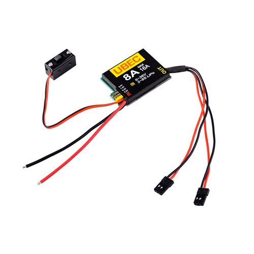 News 2S-8S 6-36V UBEC-8A BEC DUAL UBEC 8A/16A 5.2V/6.0V/7.4V/8.4V Servo Separate Power Supply RC Car Fix-Wing Airplane Robot Arm