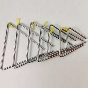 Cintres en métal triangulaires, type crochet, résistants à la rouille, pour le rangement des vêtements - Product Image 2