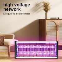 Piège à Moustiques et Insectes Professionnel Électronique UV, Lampe Tue-Insectes LED d'Intérieur et d'Extérieur