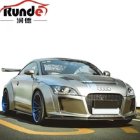Runde nouveauté mise à niveau CT Style Kits de carrosserie larges pour Audi TT pièces pare-chocs avant roue sourcils lèvre avant lèvre arrière jupes latérales