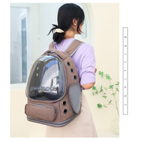 Sac à dos de transport pour chat, portable, pour l'extérieur, avec espace respirant, vente en gros