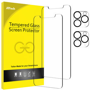 ตัวป้องกันหน้าจอและตัวป้องกันเลนส์กล้องเข้ากันได้กับ <span class=keywords><strong>iPhone</strong></span> <span class=keywords><strong>11</strong></span> PRO MAX 6.5นิ้วฟิล์มกระจกนิรภัย2แพ็ก - Product Image 1