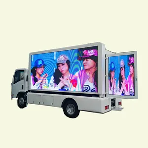 Outdoor móvel caminhão reboque display led barato