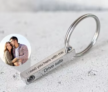 Keychain Platinum-Straight Bar