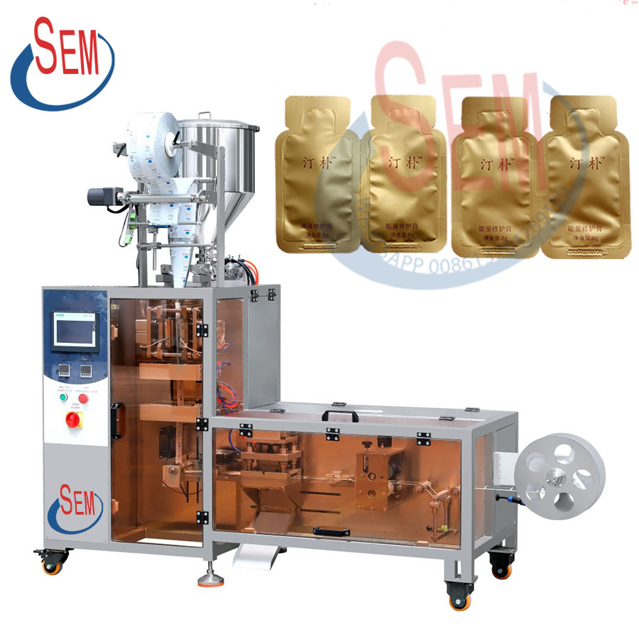 Автоматическая упаковочная машина для саше в форме томатной пасты