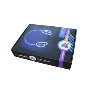 Flûte imprimée personnalisée emballage e-commerce carton ondulé expédition onglet blanc verrouillage littérature boîte postale - Product Image 6