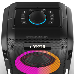 W-KING T9 Pro High-end <b>Wireless</b> Party Speaker, 120W Output, TWO <b>Microphones</b>, Support Guitar Input Small Speaker - Product Image 4