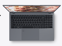 Nouvel ordinateur portable 15,6 pouces AMD R5-5500U 6 cœurs 2 DDR4 RAM 32 Go NVMe SSD FHD IPS WiFi 5 Rétroéclairage Reconnaissance d'empreintes digitales Windows 11