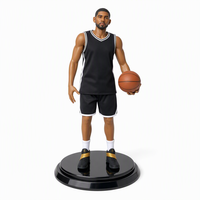 Statue de joueur de basket-ball, cadeau pour les fans de sport, décoration de bureau, 30 cm, figurine de collection peinte à la main avec base lestée