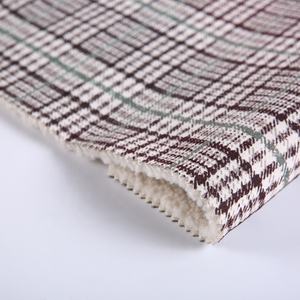 Bonne vente, tissu chaud en daim microfibre à carreaux en Polyester - Product Image 6