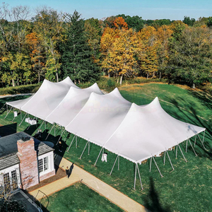 Tentes de réception en PVC camouflage pour événements, tentes de fête pour 100 personnes, extérieur toutes saisons, événements de mariage de luxe - Product Image 5