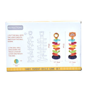 赤ちゃん5 7層回転ローリングボールグリディングタワー幼児玩具回転トラックスタッキング子供用 - Product Image 3