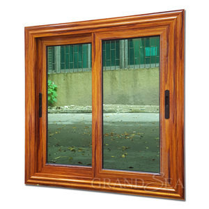 Fenêtre coulissante double vitrage en aluminium couleur <span class=keywords><strong>bois</strong></span> vert, style africain, très vendue - Product Image 2