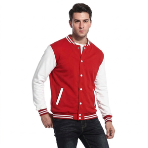 Veste de baseball réversible pour homme, coupe slim, imperméable, à capuche, manches longues, style vintage décontracté pour la saison printanière - Product Image 1