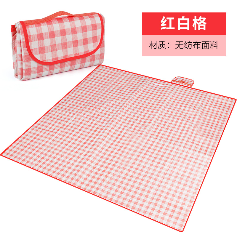 Cuadros rojos y blancos