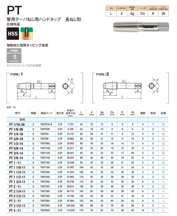 YAMAWAタップヤマワPS1/2 NPT3/4 NPTF1/2 12本セット YAMAWAタップヤマワPS1/2 NPT3/4 NPTF1/2 12本セット