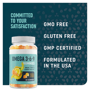 Integratore Alimentare Naturale in Gommose per Adulti con DHA <span class=keywords><strong>Omega</strong></span> 3 6 9 per Salute Articolare, Cardiovascolare e Ossea a Base di Olio di Pesce - Product Image 4