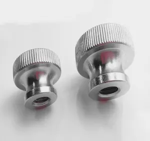 Knurled thumb screw brass aluminum metal black custom knob screws m6 m3 flat head stainless steel thumb screw nut