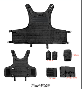 Gilet Tattico Leggero a Sgancio Rapido Verde per Addestramento all'Aperto Porta Piastre Gilet di Sicurezza Tattico - Product Image 4