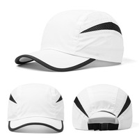 Gorra Deportiva Impermeable de Nailon de 6 Paneles con Bloques de Color, de Secado Rápido, Ajustable, con Impresión de Logotipo, Protección Solar para Verano y Actividades al Aire Libre