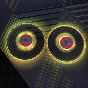 Số lượng đặt hàng nhỏ nhấp nháy uống Coaster, tương tác dẫn Coaster, dẫn Coaster cho các sự kiện - Product Image 2