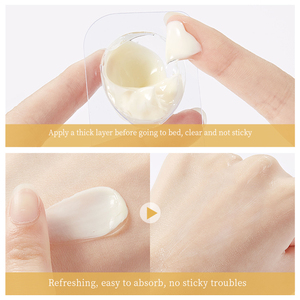 VENZEN Huile hydratante au collagène osseux, contrôle du sébum, resserrement des pores, soin délicat pour la peau, masque facial de nuit à l'œuf - Product Image 4