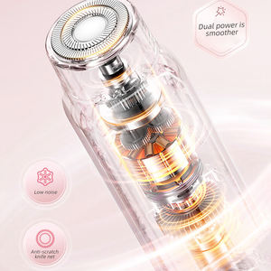 Rasoir électrique pour les parties intimes, <span class=keywords><strong>tondeuse</strong></span> pour les poils pubiens masculins et féminins, rasoir universel pour les aisselles, avec rasoir 2 en 1, boule de rasage, bikini - Product Image 3