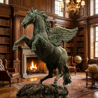 Figurine de cheval en bronze artisanale - Taille personnalisable, patine et socle gravé, sculpture en bronze