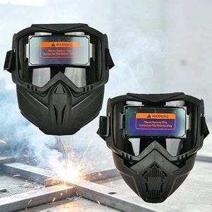 Casco de Soldadura con Oscurecimiento Automático Solar, Protección Facial Completa, <span class=keywords><strong>Tipo</strong></span> Dividido, para Soldar, Esmerilar y Cortar - Product Image 1