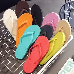 Thời trang Flip Flop phụ nữ bãi biển mùa hè Phụ nữ dép phẳng người đàn ông Flip-flops Dép trượt