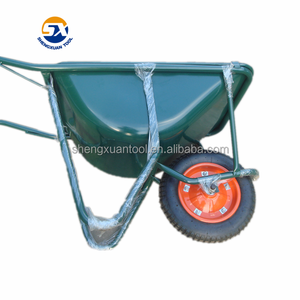 व्हील बैरो के लिए रबर के पहिये 3.25/3.00 8 व्हीलब्रो टायर धातु व्हीलब्रो हरा रंग - Product Image 2