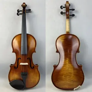 A artesanal padrão fosco tinta oleosa puro para exportação, exclusivamente para violinos adulto de madeira maciça de alta qualidade bordo e infantil