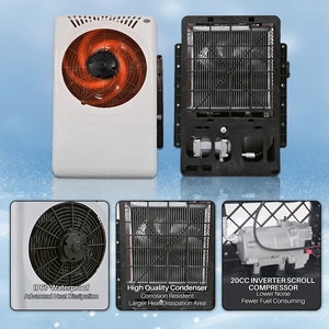 เครื่องปรับอากาศสำหรับรถขุดแบบแยกส่วน 12V 24V สำหรับรถบรรทุก รถหัวลาก รถพ่วง รุ่น EAC001.30 - Product Image 5