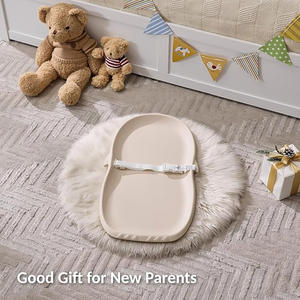 Tapis <span class=keywords><strong>à</strong></span> <span class=keywords><strong>langer</strong></span> portable de luxe en EVA, imperméable et anti-urine, doux et antidérapant, avec sangle de sécurité réglable - Product Image 5