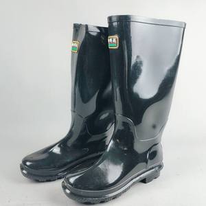 Bottes de pluie Ocean Deer 43 #   Bottes noires antidérapantes pour travaux de construction, hauteur genou - Product Image 2