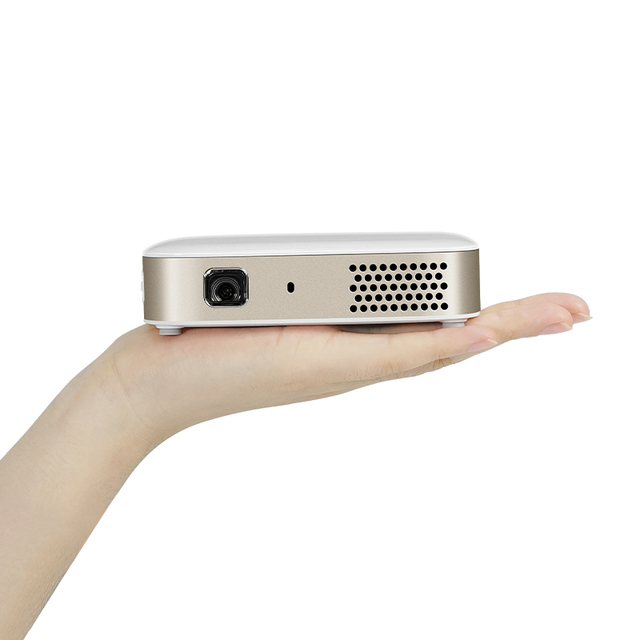 Mini Video Projector Full HD 720P Short Throw WiFi Built-in Battery Portable LED DLP Android 11 Manual Keystone Home Theater