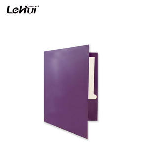 A4 Custom Presentation <strong>File</strong> <strong>Folders</strong> Pocket Glossy Paper Presentation <strong>Folders</strong> with Two Pocket - Product Image 4