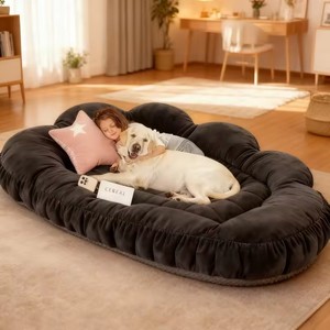 Human <b>Dog</b> <b>Bed</b> Orthopedic <b>Dog</b> <b>Bed</b> for Large <b>Dogs</b> with Soft Polyester Memory Foam and Modern Fashion Waterproof Washable Cover - Product Image 3
