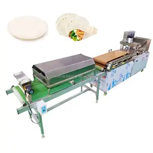 Otomatik Pita Roti Chapati Maker Samosa levha taban Pizza hamur basın ekmek yapma makinesi