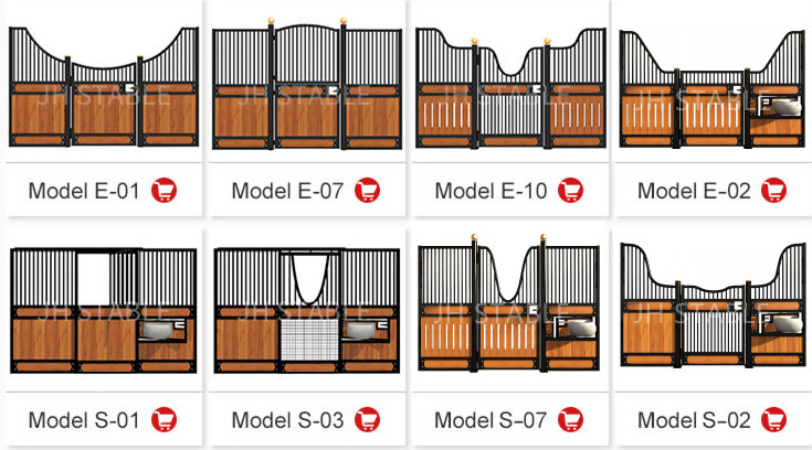 Prefabricated swing door stall simple equestrian horse stable