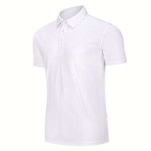Camiseta de Golf Lisa Personalizada con Diseño OEM/ODM, Uniforme de Trabajo de Poliéster de Secado Rápido, Polo Unisex - Product Image 2