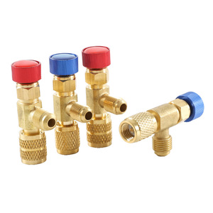 Válvula de seguridad para carga de refrigerante de aire acondicionado, interruptor de temperatura normal para puerto de gas de 1/4 pulgadas para R410 R22 - Product Image 4