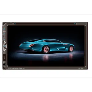 Wholesale Universal Auto Radio Car Stereo 7 Colors 2 Din 6.95 Inch Car Radio Mp5 Player Car Audio with mp5 CD FM/AM DVD