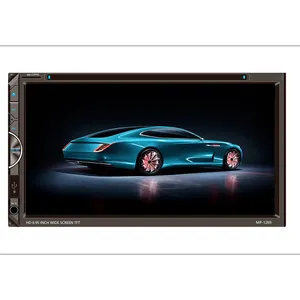 Bán Buôn Phổ Tự Động Đài Phát Thanh Xe Stereo 7 Màu Sắc 2 DIN 6.95 Inch Đài Phát Thanh Xe <span class=keywords><strong>MP5</strong></span> Máy Nghe Nhạc Âm Thanh Xe Hơi Với <span class=keywords><strong>MP5</strong></span> CD FM/AM DVD - Product Image 1
