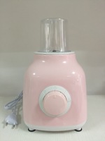 Centrifugeuse électrique 300W Mélangeur 2 en 1 avec broyeur Mélangeur de table Pot en plastique de 1,5 L