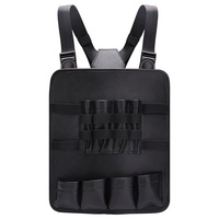 Sac de poitrine fonctionnel pour barbiers, sac en cuir pour ciseaux de barbier, sac pour tondeuses et accessoires, sac à outils de type sac à dos