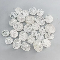 Hot Sale Healing Edelstein Kristall Tumbled Custom ized Polish ing Crackle Quarz Rolling Stone für die Dekoration