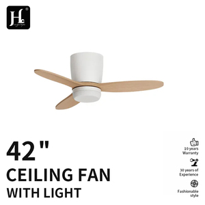 Ventilateurs de plafond modernes noirs avec 3 pales en ABS, lumière LED, moteur électrique AC et télécommande pour maison et hôtel - Product Image 3